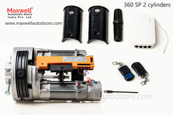 Central Rolling Shutter Motor Double Cylinder